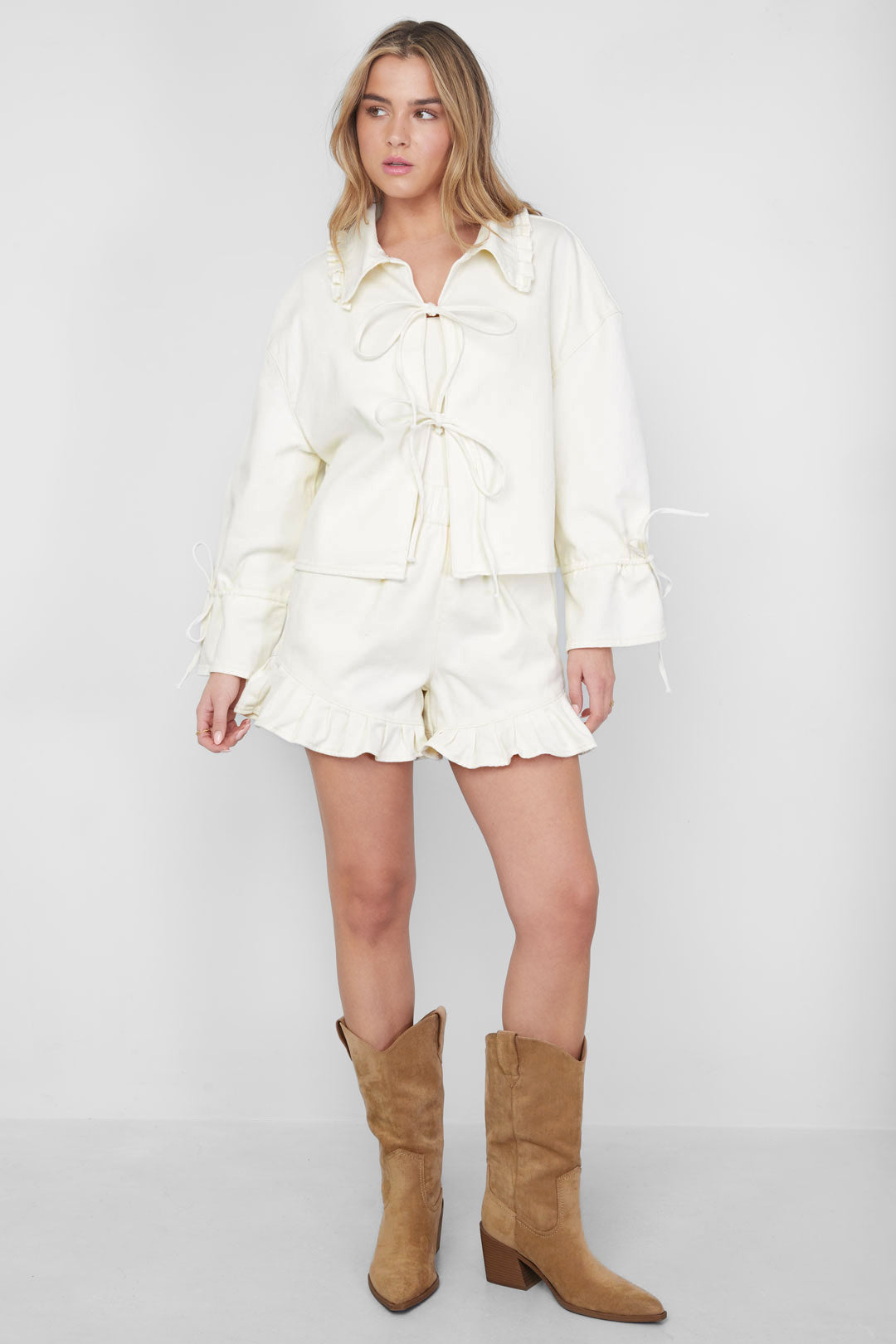 Damen Jacken Set Lässig | Baumwolle | Mehrfarbig