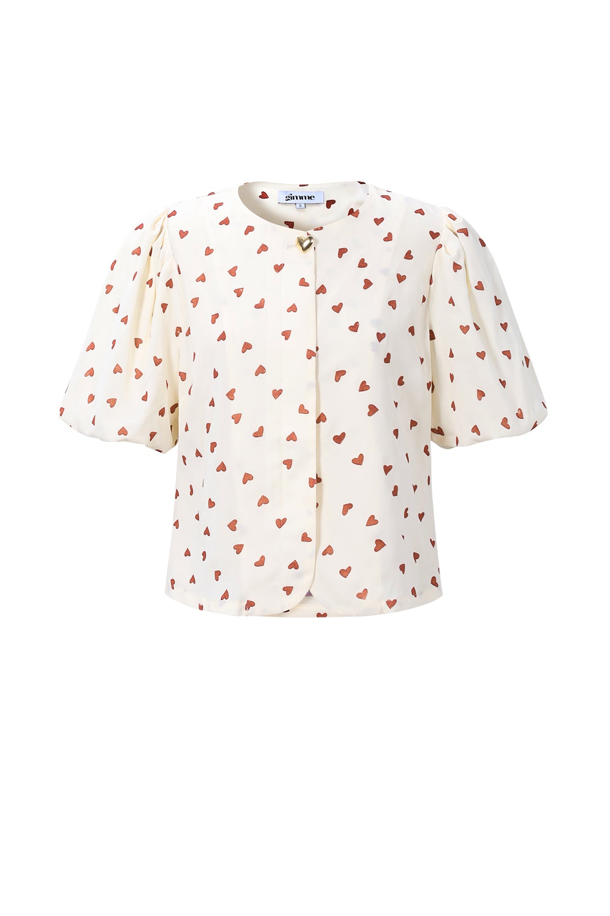 damen top herz elegant | acetat | mehrfarbig
