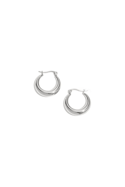 Damen Ohrringe Kreisform | Edelstahl | Gold & Silber