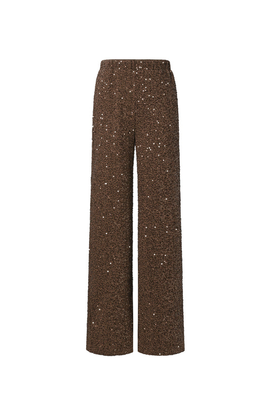 Damen Hose Pailletten | Polyester | Mehrfarbig