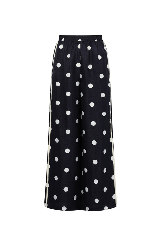 Damen Hose Lyla Polkadot | Polyester | Mehrfarbig