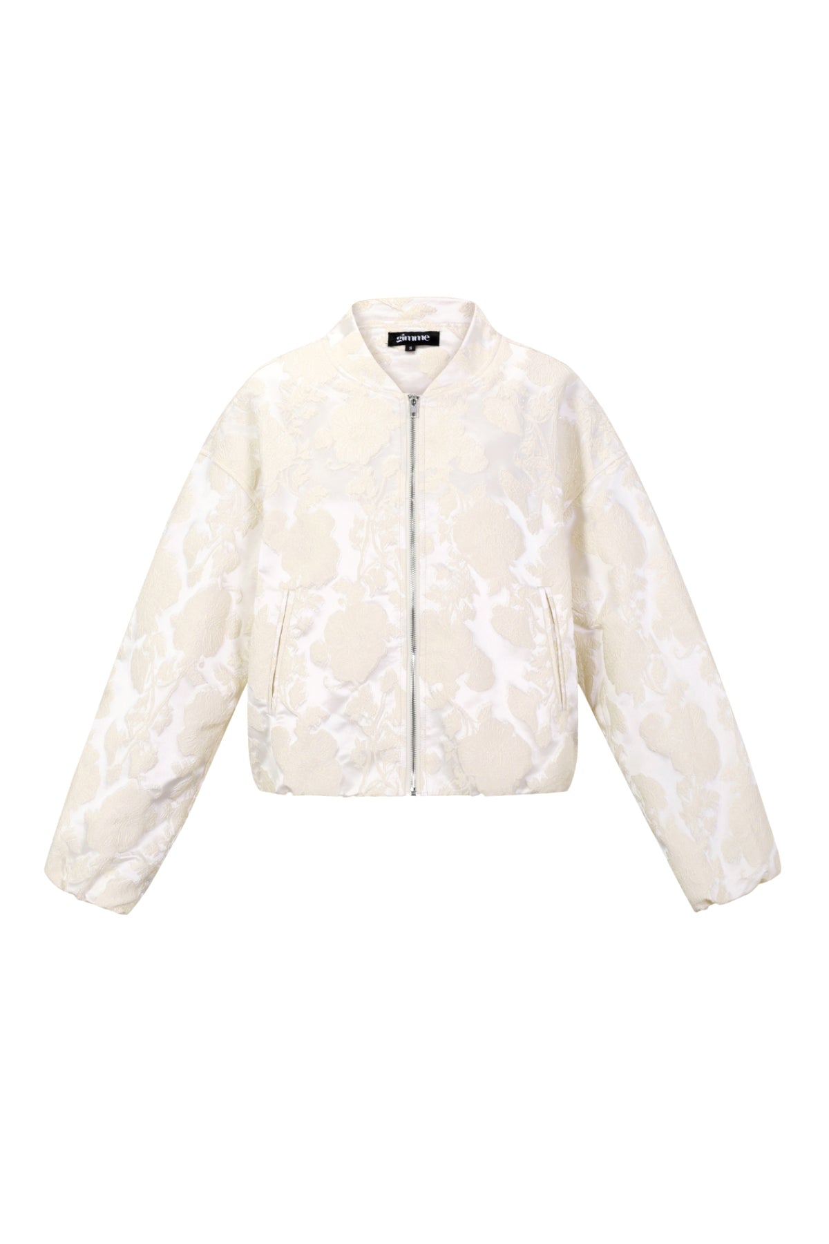 Damen Bomberjacke Blumendruck | Polyester | Mehrfarbig