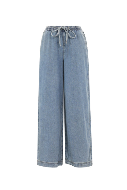 Damen Jeans Wide Leg | Baumwolle | Mehrfarbig