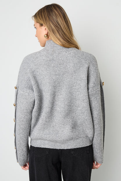 Damen Rollkragenpullover Glamourös | Polyester | Mehrfarbig