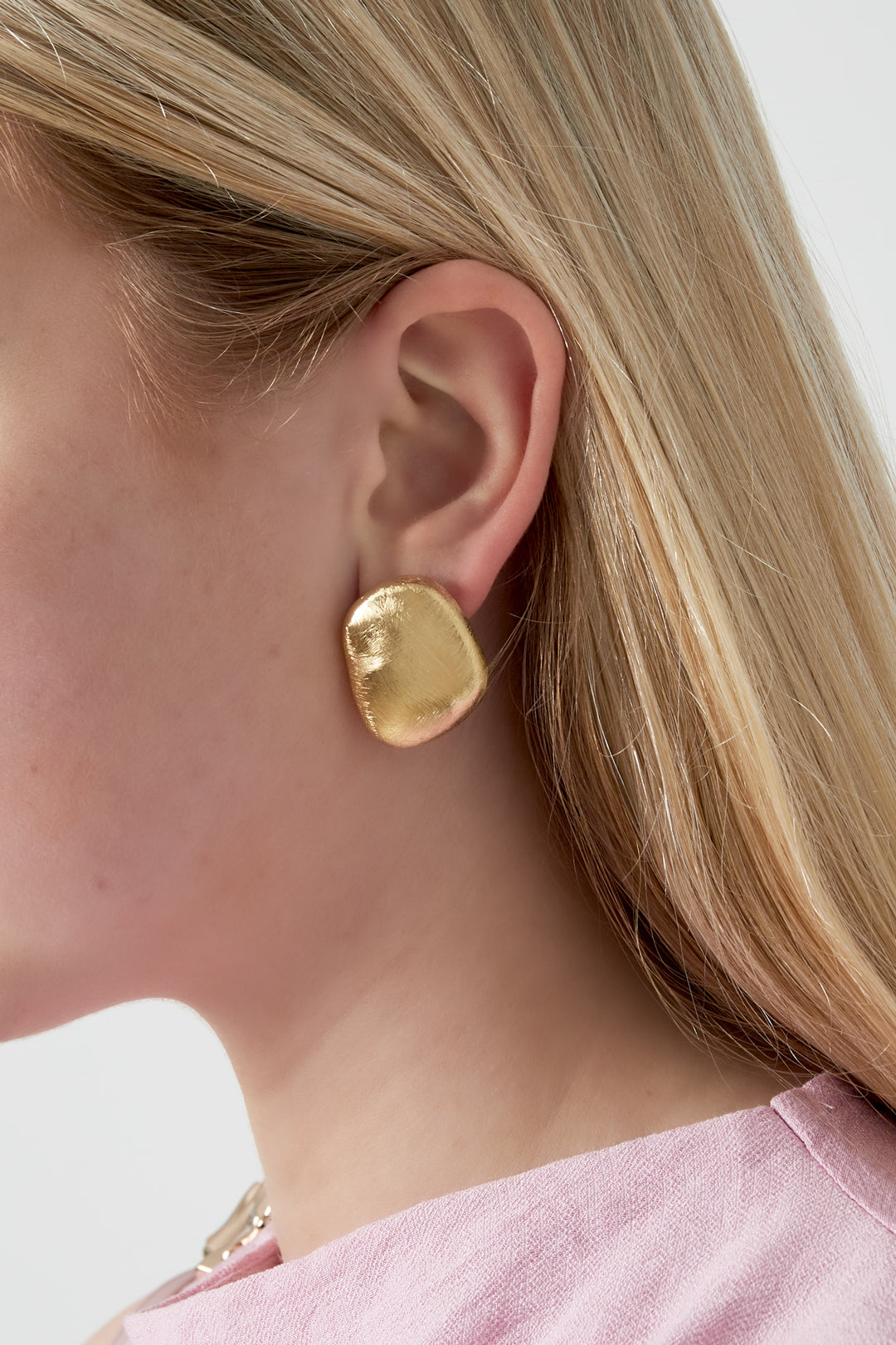 damen ohrringe stein unregelmäßig | 304s-edelstahl | goldfarbe & silberfarbe