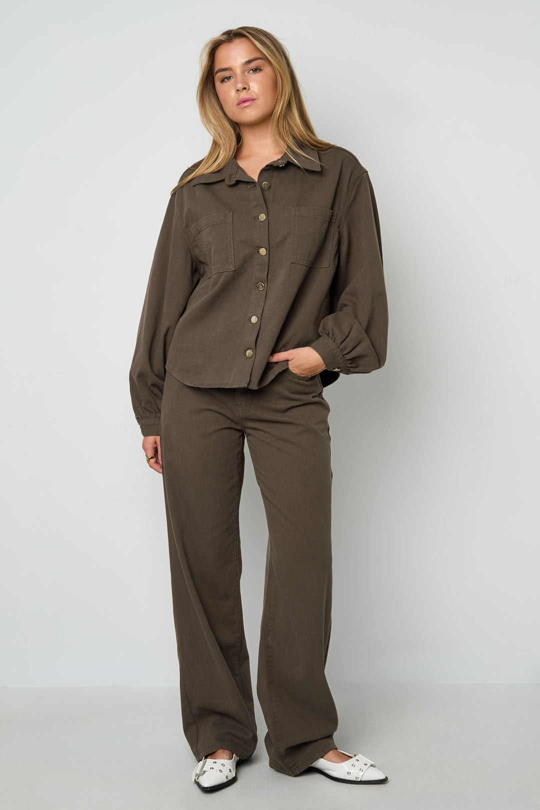 Damen Jeans Set Leopardenmuster | Baumwolle | Mehrfarbig