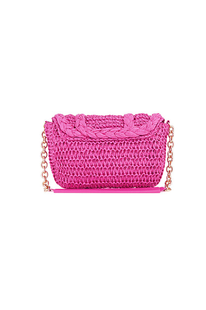 Umhängetasche Summer Vibe Papier | Fuchsie Damen