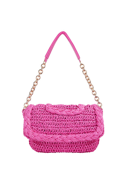 Umhängetasche Summer Vibe Papier | Fuchsie Damen