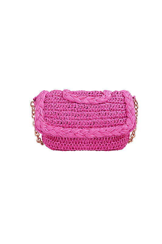 Umhängetasche Summer Vibe Papier | Fuchsie Damen