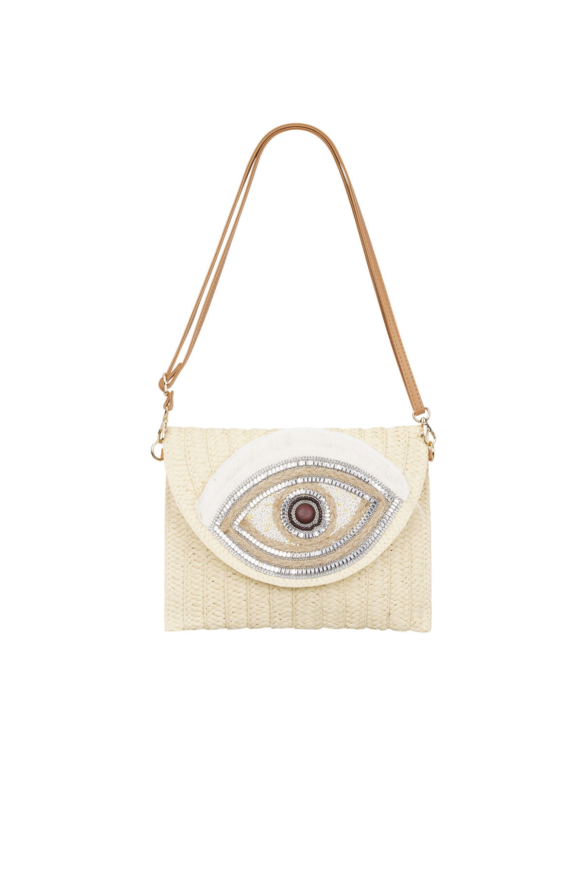 strandtasche papier augenmotiv | premium sommer bag