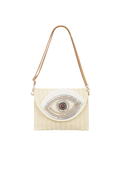 Strandtasche Papier Augenmotiv | Premium Sommer Bag
