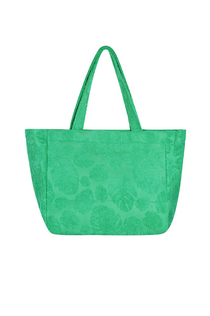 Damen Handtasche PU-Leder | Volltonfarbe Grün & Rosa