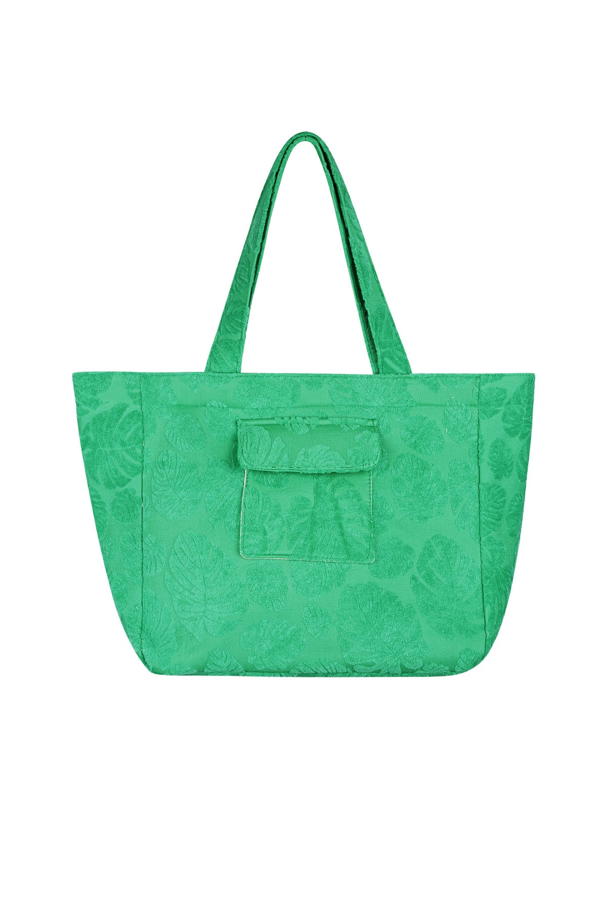 Damen Handtasche PU-Leder | Volltonfarbe Grün & Rosa