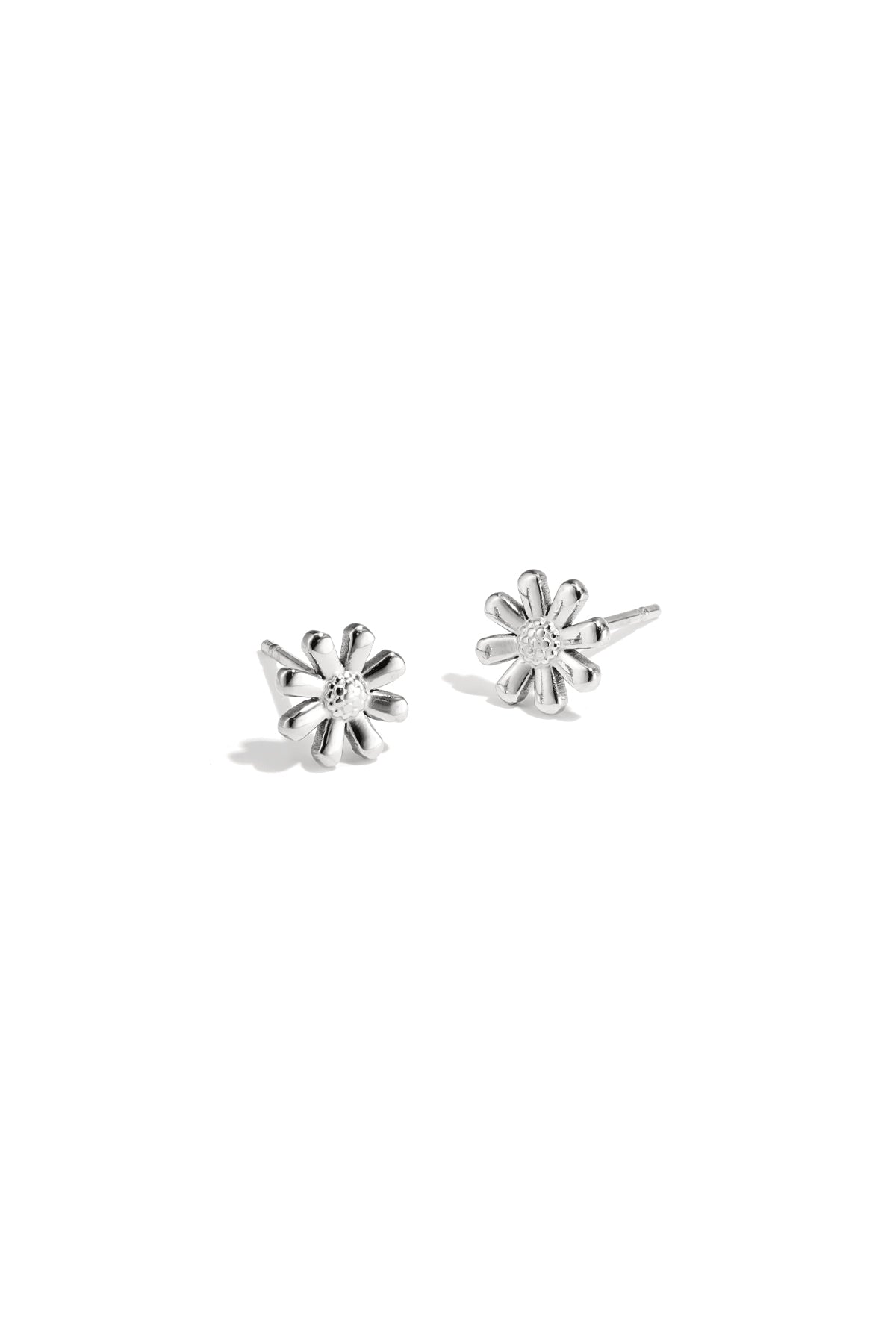 Damen Ohrringe Daisy Blume | Edelstahl | Gold & Silber