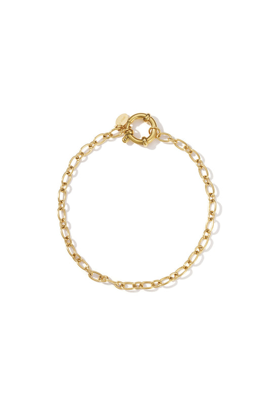 Damen Armband Kette Zart | Edelstahl | Goldfarbe