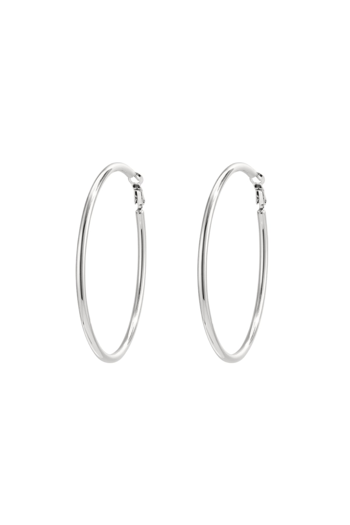 damen creolen organisch groß | edelstahl | gold & silber – 5–6 cm