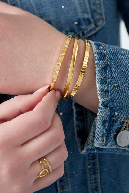 Damen Handkette Fingerarmband | Edelstahl | Gold- und Silberfarbe