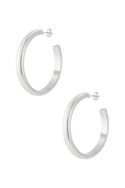 Damen Creolen 14K vergoldet | Edelstahl | Goldfarbe