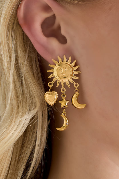Damen Ohrringe Schlicht Klassisch | Edelstahl | Gold & Silber