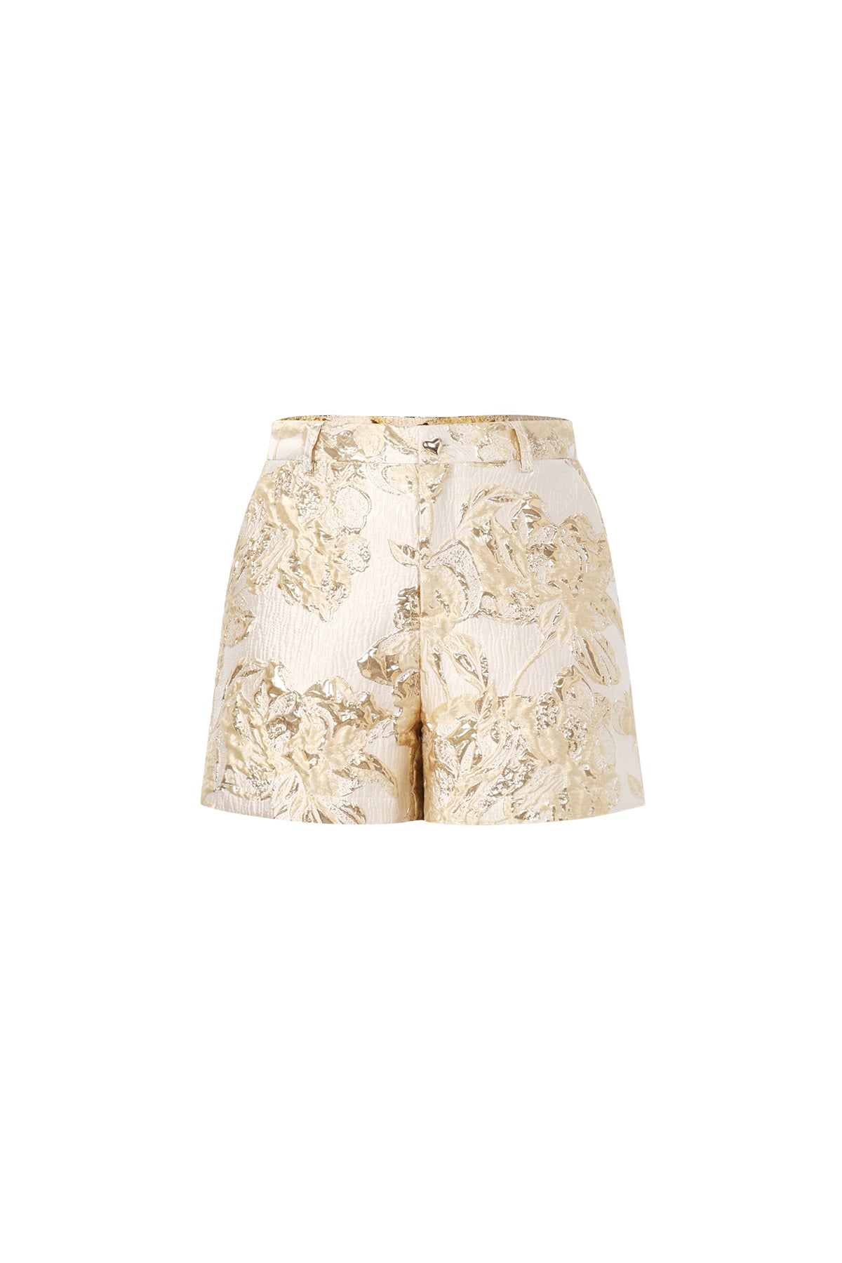 damen shorts blumendruck | polyester | mehrfarbig