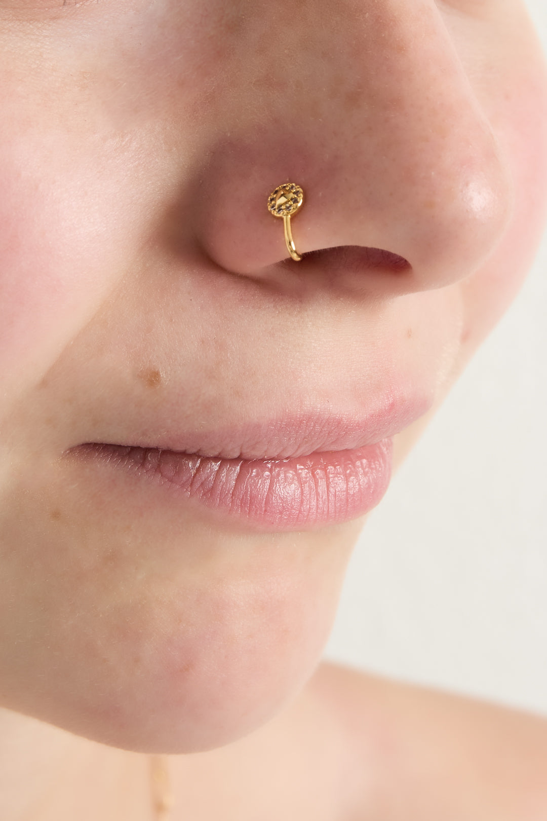 damen ear cuff & nasenmanschette zirkon | kupfer | goldfarbe & silberfarbe