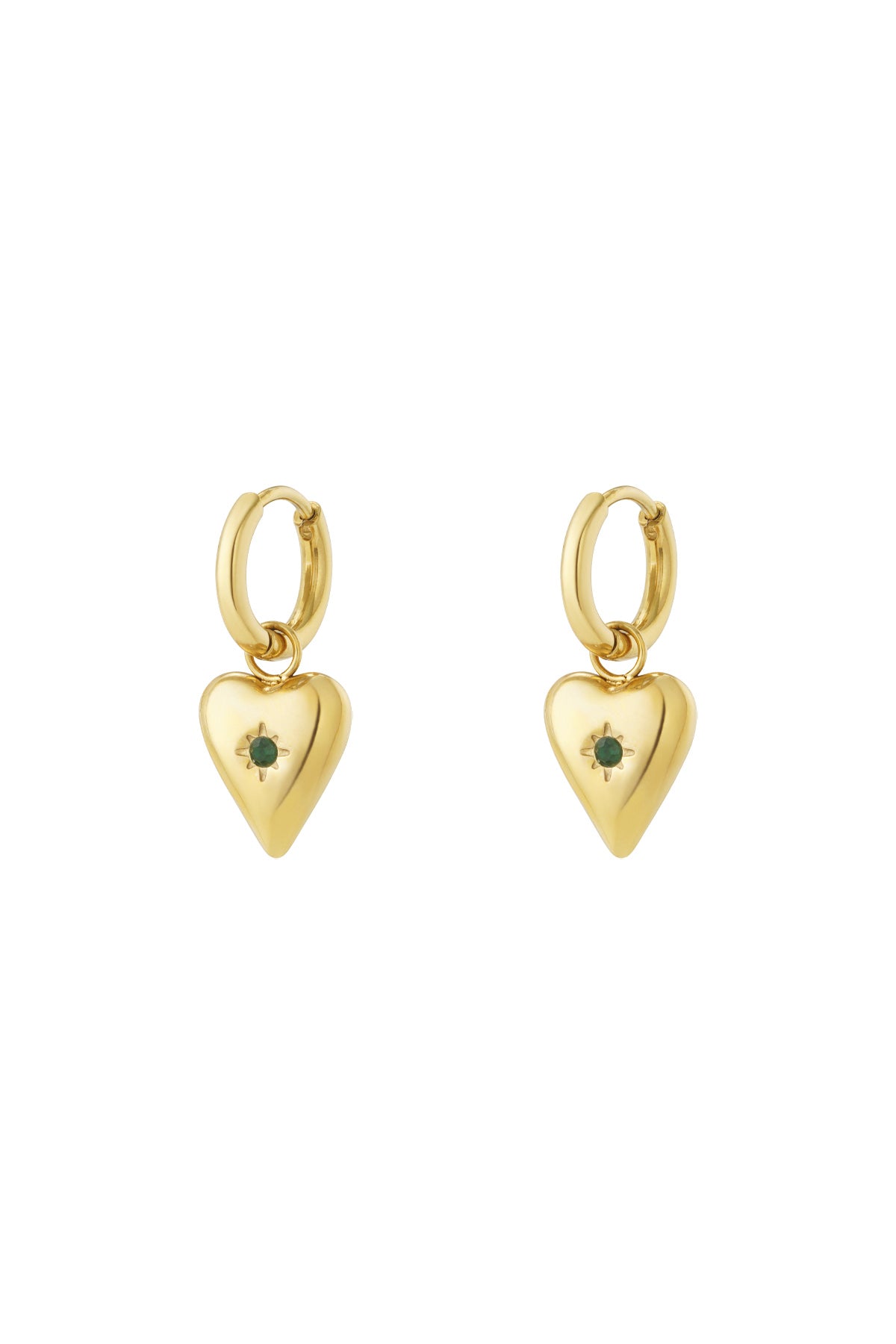 Damen Ohrringe Geburtsstein Strass 14K | Edelstahl vergoldet | Monatssteine