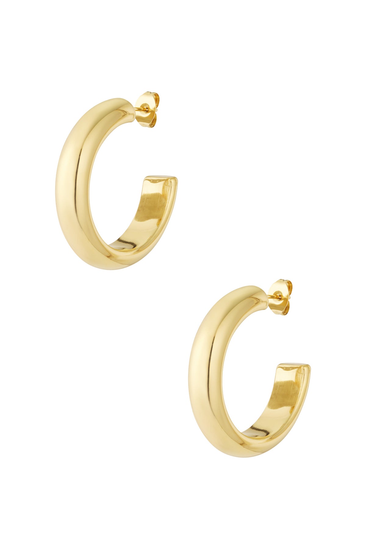 Damen Creolen Bold | Edelstahl | Gold & Silber