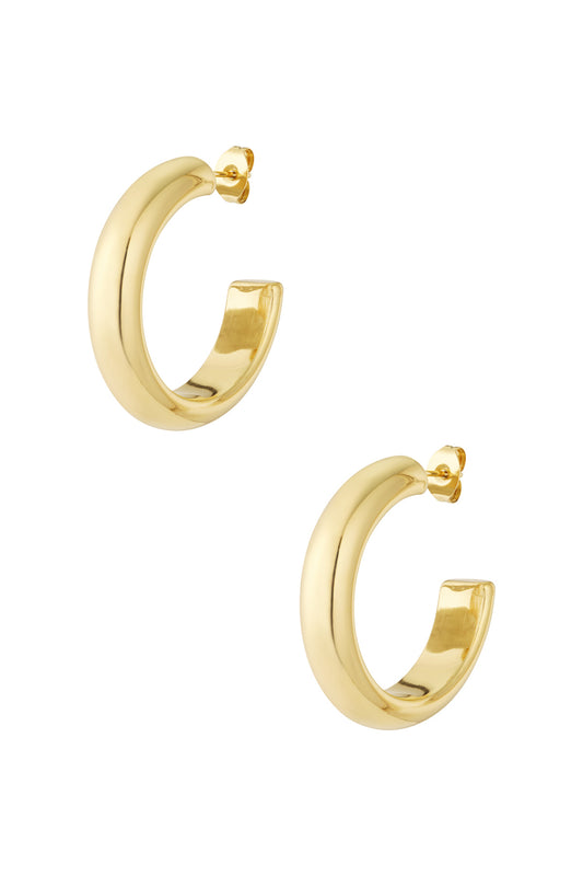 Damen Creolen Bold | Edelstahl | Gold & Silber