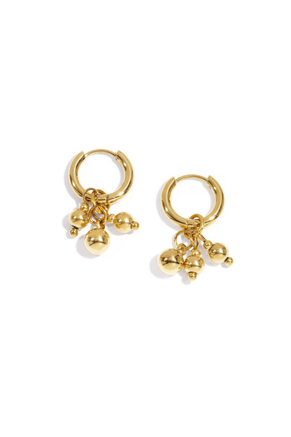 Damen Tropfenohrringe Schlicht | Edelstahl | Gold & Silber