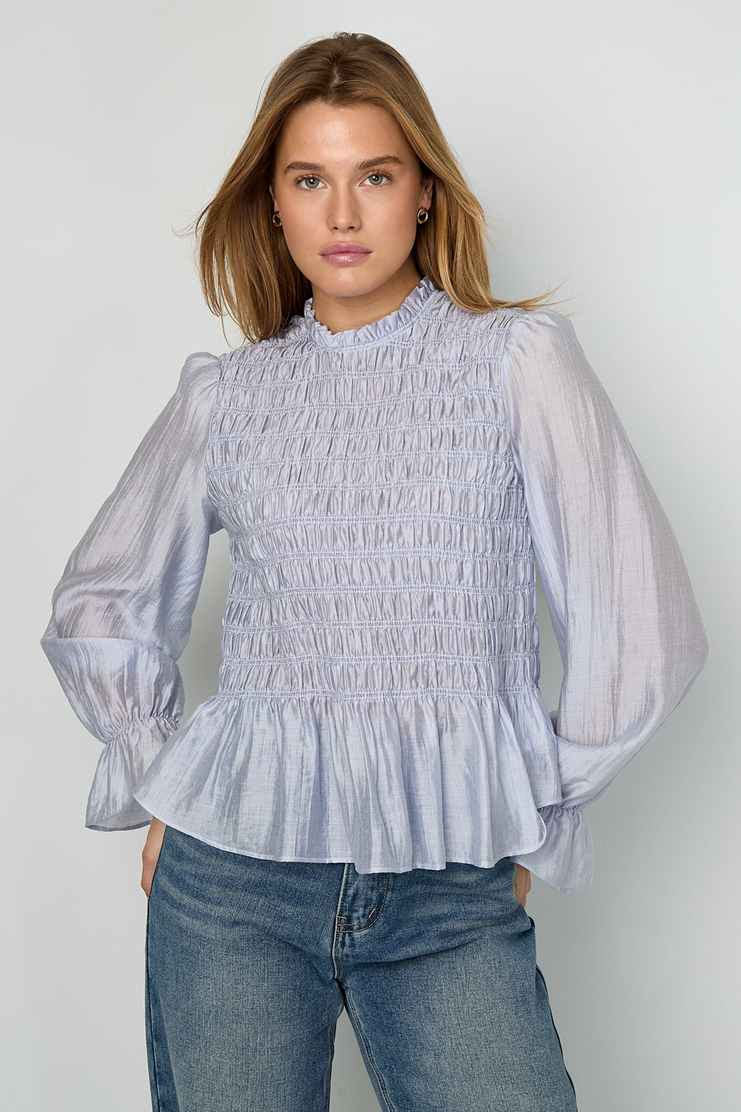 Damen Top Nylon Vollton | Nylon | Mehrfarbig