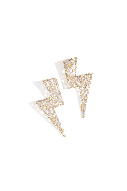 Damen Ohrstecker Geometrisch Zirkon | Kupfer | Gold & Silber