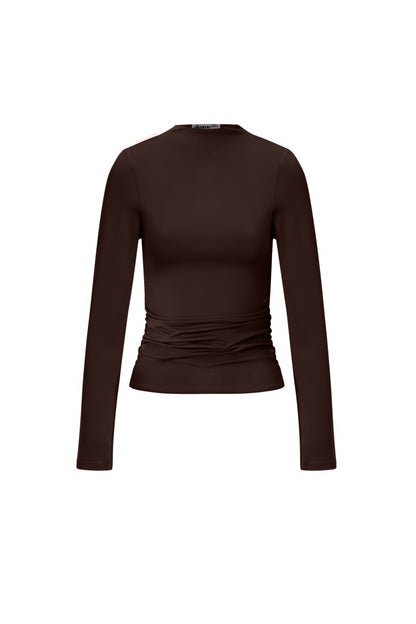 Damen Langarmshirt Strick Nylon | Nylon | Mehrfarbig
