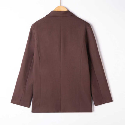 Damen Blazer Vollton | Büroalltag | Braun & Creme bis XL
