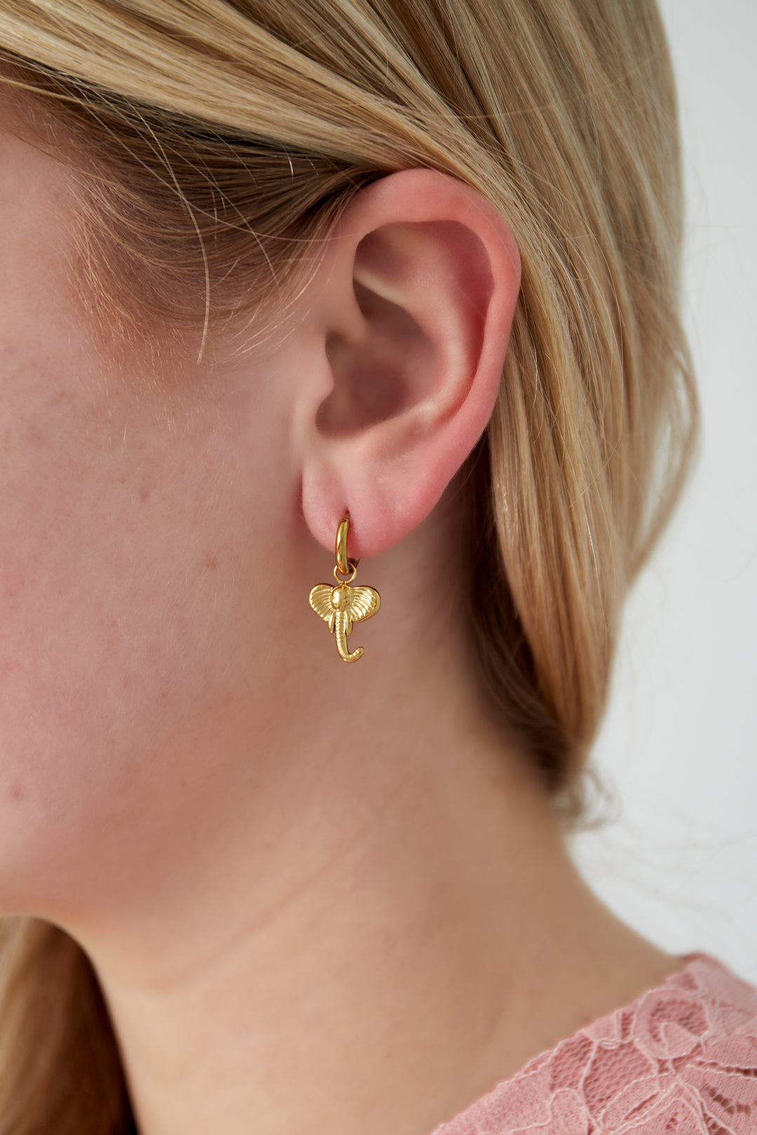 damen ohrringe elefant 14k | edelstahl vergoldet | gold & silber