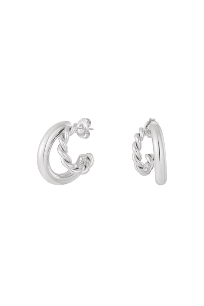Damen Ohrringe Handarbeit | Edelstahl | Gold & Silber