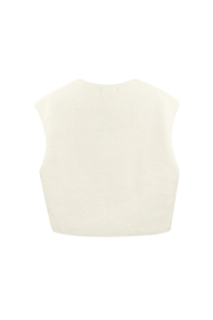 Damen Weste Unifarben Elegant | Polyester | Mehrfarbig