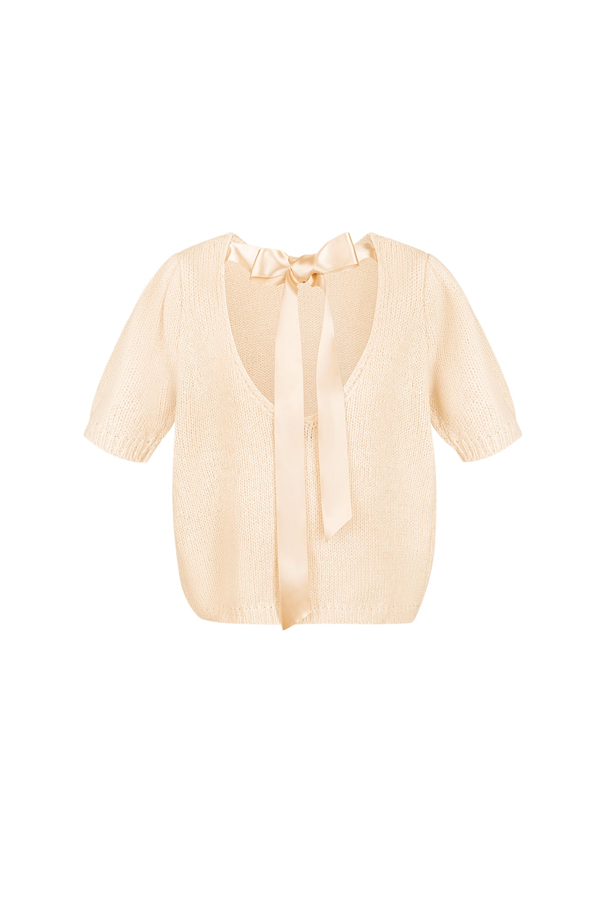 damen top gestrickt rückenband | nylon | mehrfarbig