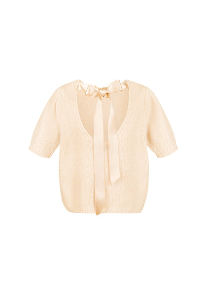 Damen Top Gestrickt Rückenband | Nylon | Mehrfarbig