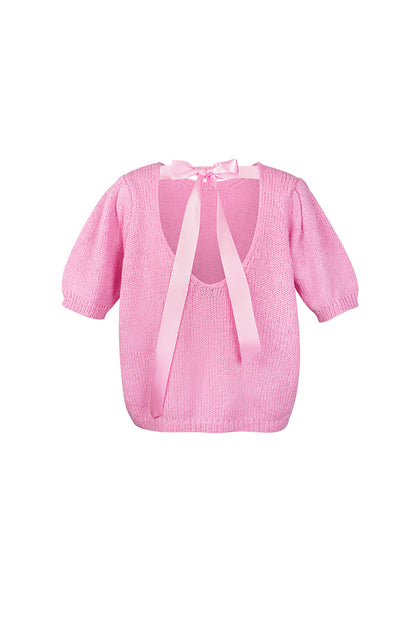 Damen Top Gestrickt Rückenband | Nylon | Mehrfarbig