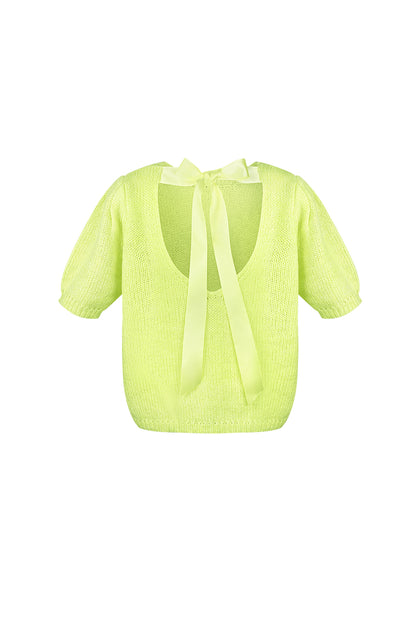 Damen Top Gestrickt Rückenband | Nylon | Mehrfarbig
