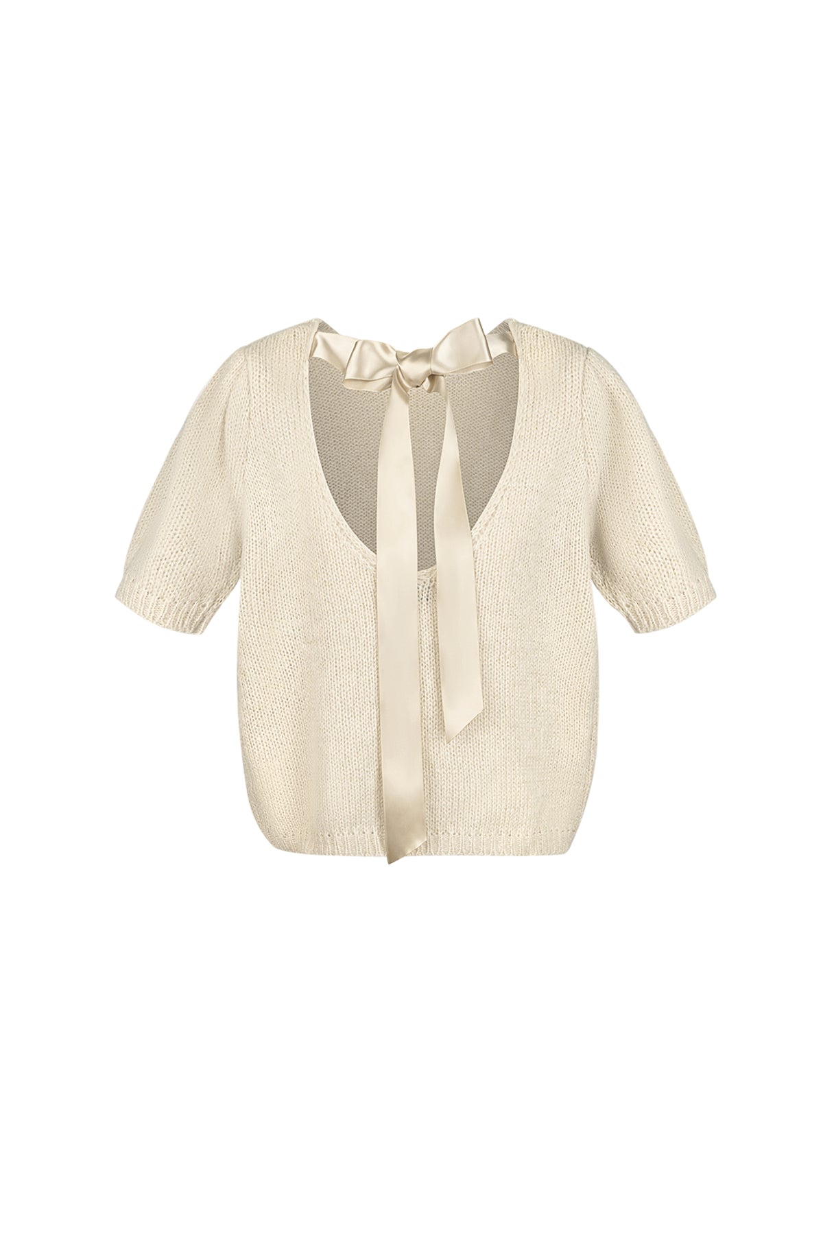 damen top gestrickt rückenband | nylon | mehrfarbig