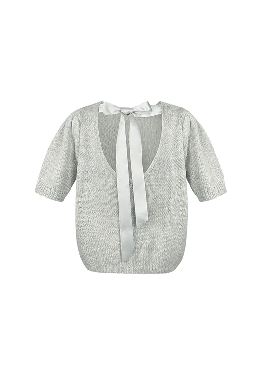 Damen Top Gestrickt Rückenband | Nylon | Mehrfarbig