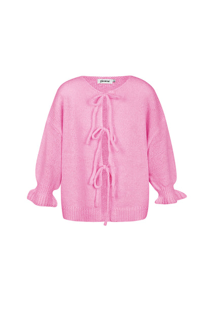 Damen Top Oversize Schnürung | Nylon | Mehrfarbig
