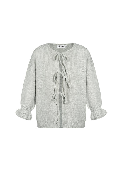 Damen Top Oversize Schnürung | Nylon | Mehrfarbig