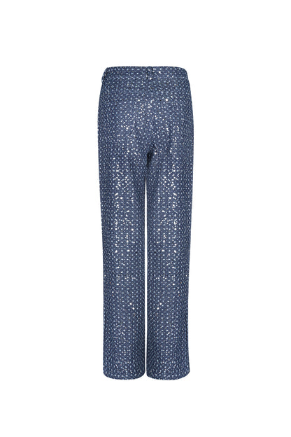 Damen Jeans Pailletten | Denim | Hellblau