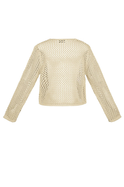 Damen Cardigan Gestrickt Classic | Polyester | Mehrfarbig