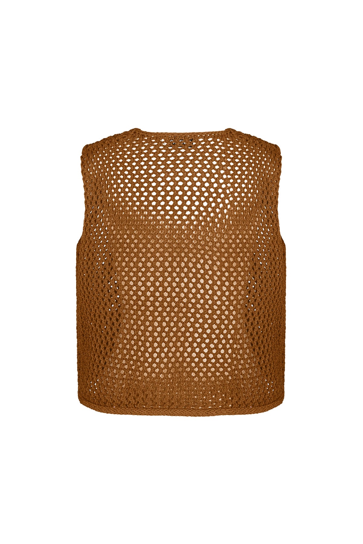 damen strickweste openwork | polyester | mehrfarbig
