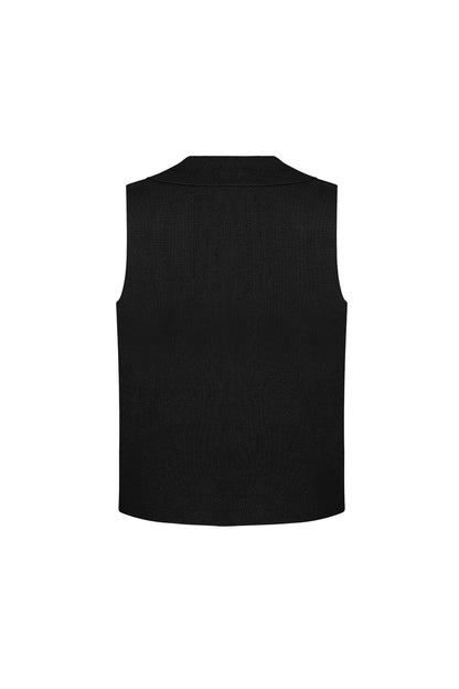 Damen Top V-Ausschnitt Knopfleiste | Viskose | Mehrfarbig