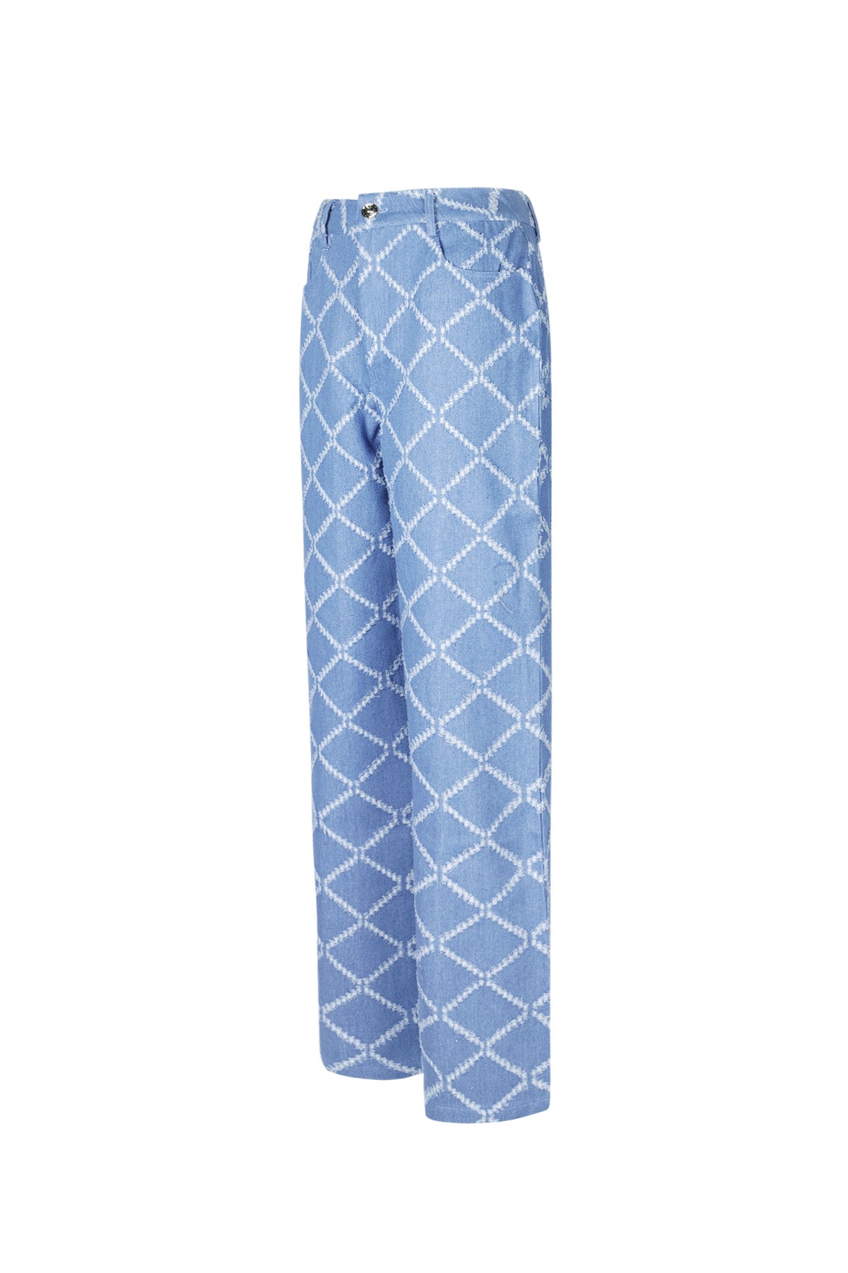 damen hose karo baumwolle | baumwolle | mehrfarbig