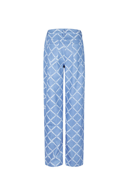 Damen Hose Karo Baumwolle | Baumwolle | Mehrfarbig
